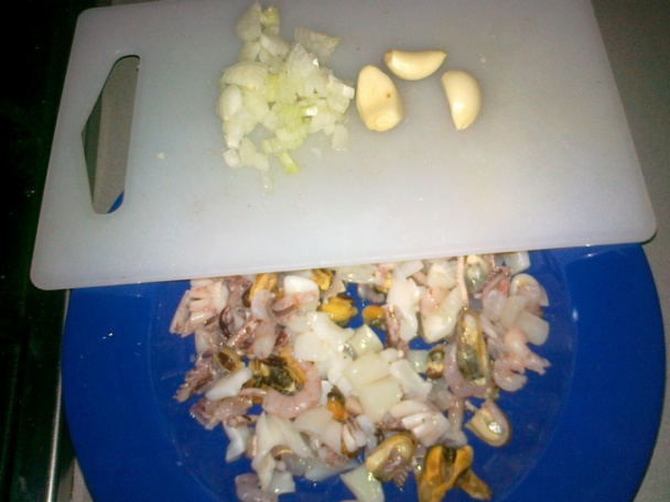 Špagety s plodmi mora - obrázok 1