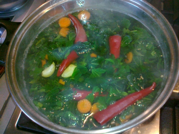 Žihľavová polievka - Супа от коприва (fotorecept) - obrázok 2