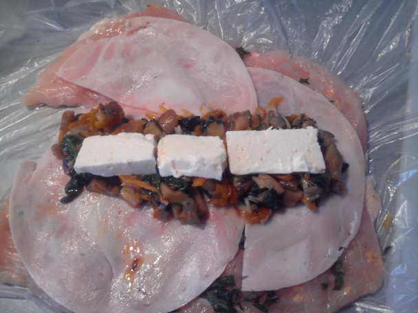 Plnená kuracia roláda - Пилешко руло с плънка (fotorecept) - obrázok 4