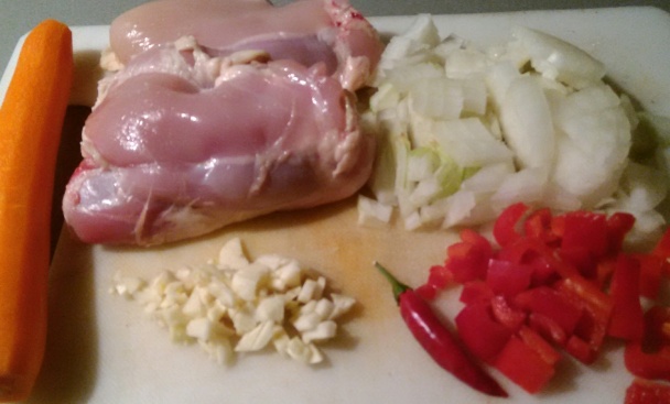 Kuracina s rajčinovým pretlakom-Пилешко с доматен сос (fotorecept) - obrázok 1