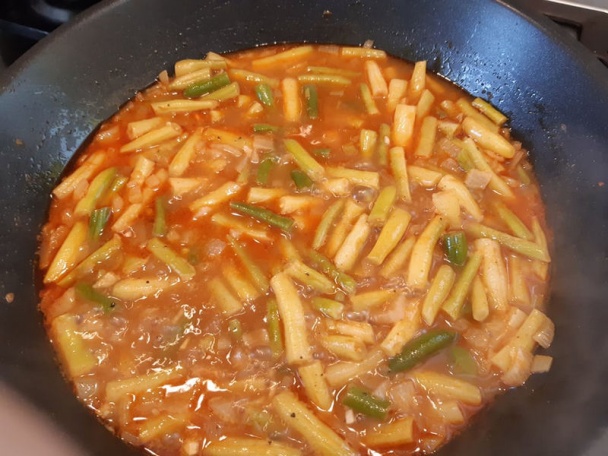 Zelené fazuľky na balkánsky spôsob (fotorecept) - obrázok 4