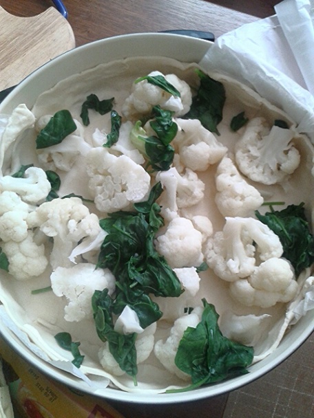 Cibuľovo-karfiolový koláč (fotorecept) - obrázok 4