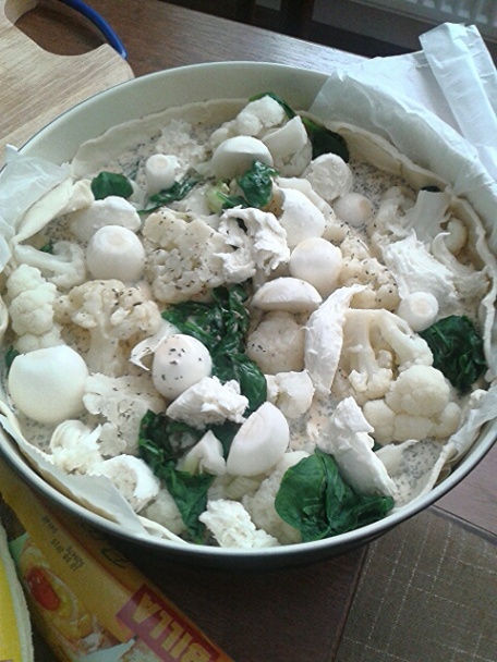 Cibuľovo-karfiolový koláč (fotorecept) - obrázok 6