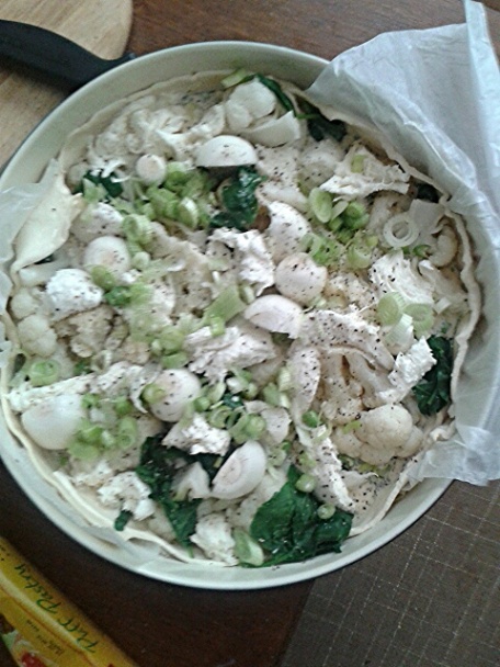 Cibuľovo-karfiolový koláč (fotorecept) - obrázok 7