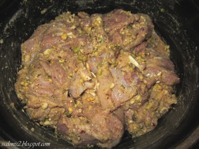 Kuracie mäso v kešu - pistáciovej marináde - obrázok 1