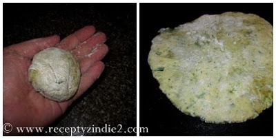 Placky paratha s cuketou a jarnou cibuľkou - obrázok 3