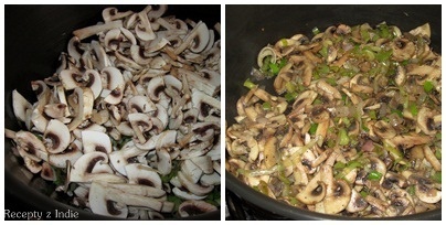 Šampiňónovo-pórková polievka s kokosovým mliekom - obrázok 2