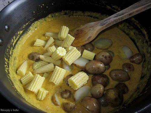 Karí s baby zemiačkami a baby kukuričkami (fotorecept) - obrázok 8