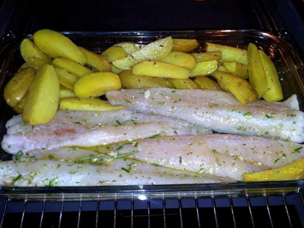 Nové zemiaky a heik s bylinkami - obrázok 3