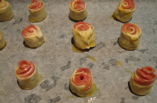 Ružičky z lístkového cesta - obrázok 2