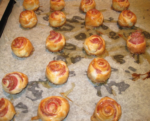 Ružičky z lístkového cesta - obrázok 3