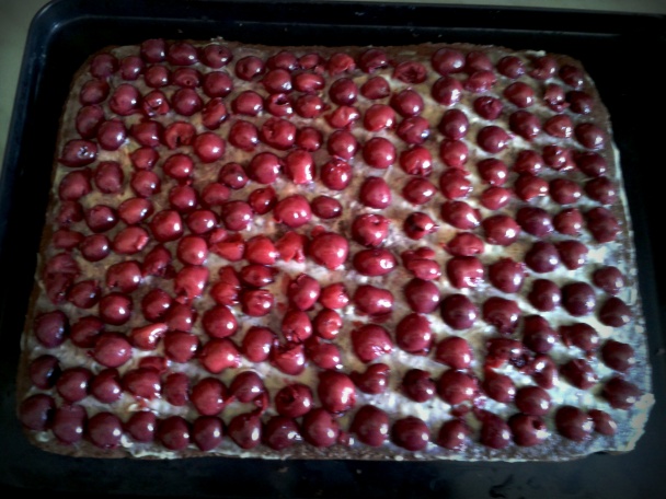 Gaštanové rezy s višňami (fotorecept) - obrázok 5