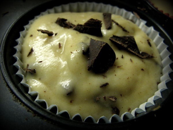 Banánové muffins s kúskami čokolády (fotorecept) - obrázok 5