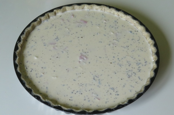 Quiche ... avec la pâte brisée aux céréales (fotorecept) - obrázok 8