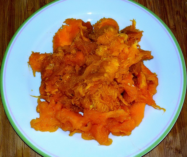 Krémová polievka z pečenej tekvice (fotorecept) - obrázok 2