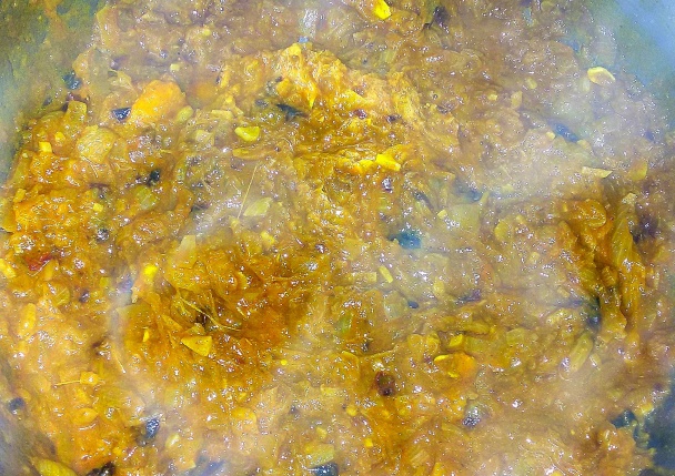 Krémová polievka z pečenej tekvice (fotorecept) - obrázok 9