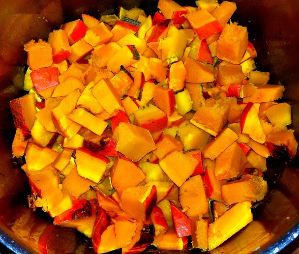 Krémová polievka z pečenej tekvice (fotorecept) - obrázok 10