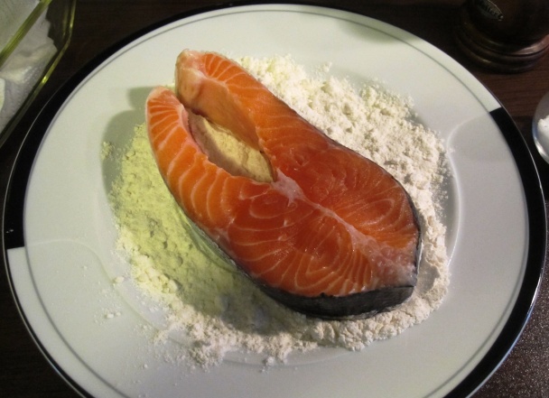 Lososový steak so špenátom (fotorecept)  - obrázok 2