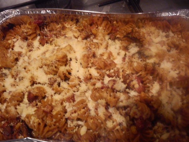 Zapekané cestoviny so šampiňónmi, šunkou a paradajkovou omáčkou (fotorecept) - obrázok 13