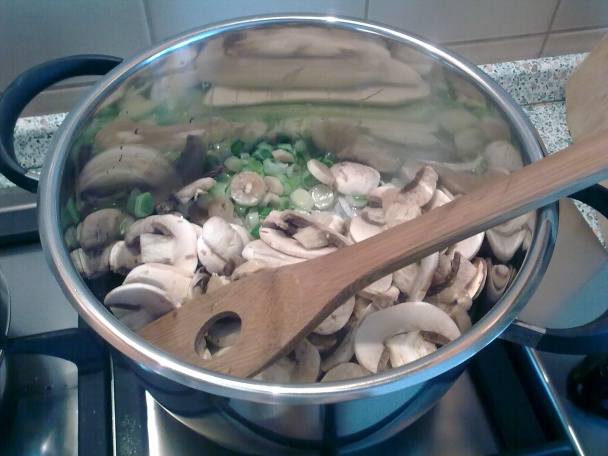 Rizoto s kuracinkou a šampiňónmi (fotorecept) - obrázok 2