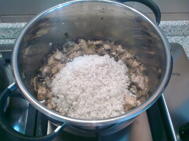 Rizoto s kuracinkou a šampiňónmi (fotorecept) - obrázok 4