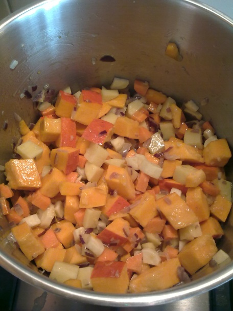 Tekvicová polievka so syrom - obrázok 3