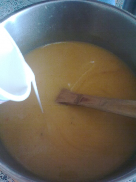 Tekvicová polievka so syrom - obrázok 5