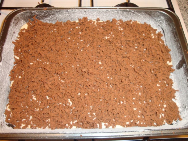 Strúhaný tvarohový koláč- bezlepkový (fotorecept) - obrázok 10