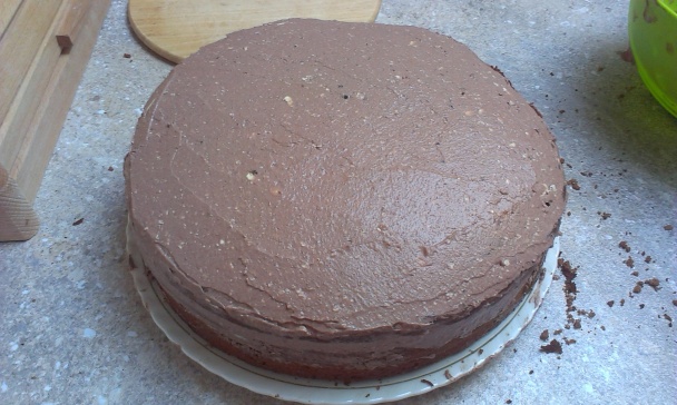 Orechovo-čokoládová torta à la Ajka - obrázok 5