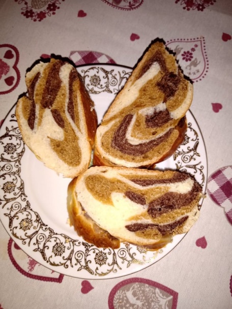 Kysnutý trojfarebný koláč - obrázok 5