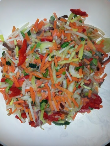 Zapekané špaldové cestoviny so zeleninou - obrázok 2