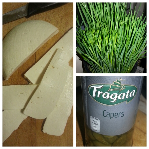 Polenta s kapary, šampiňónmi a ovčím syrom (fotorecept) - obrázok 2