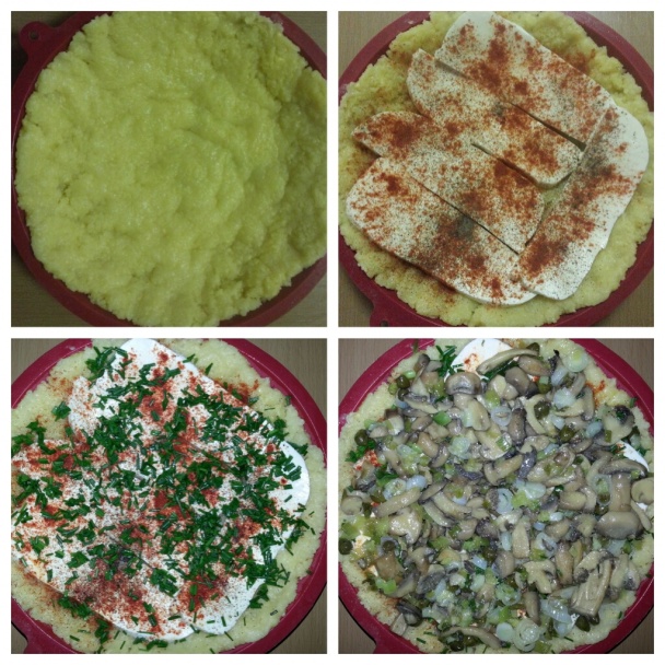 Polenta s kapary, šampiňónmi a ovčím syrom (fotorecept) - obrázok 3