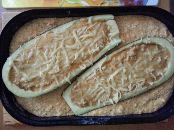 Plnený baklažán v postieľke z vaječných bielkov (fotorecept) - obrázok 4