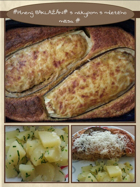 Plnený baklažán v postieľke z vaječných bielkov (fotorecept) - obrázok 5