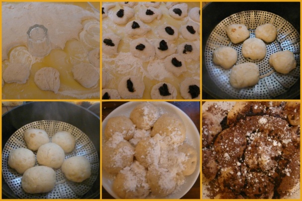 Parené buchty a langoše z jedného cesta (fotorecept) - obrázok 5