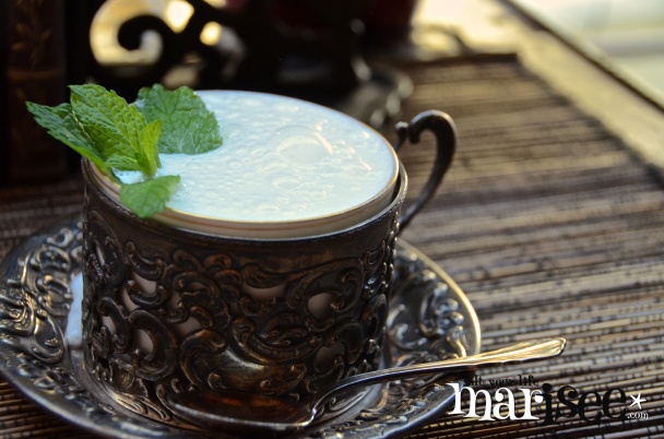 Modrý ayran - jogurtový nápoj - obrázok 2