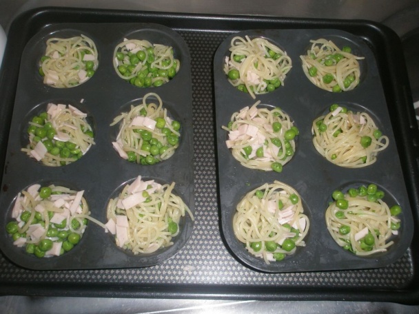 Špagetové muffiny s ricottou (fotorecept) - obrázok 5