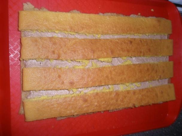 Pásikavé medové rezy (fotorecept) - obrázok 4