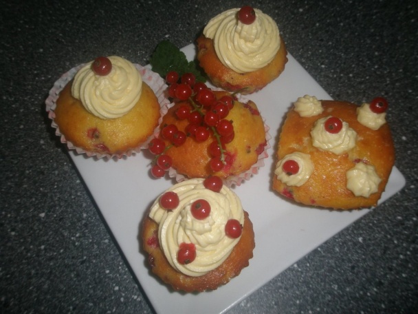 Ríbezľové muffiny s tvarohom (fotorecept) - obrázok 6