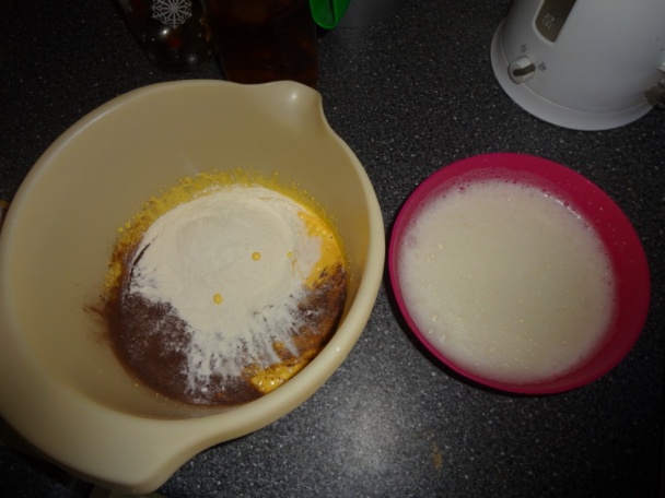 Gaštanovo-keksové rezy (fotorecept) - obrázok 1