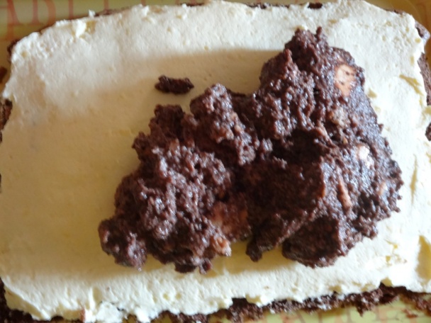 Gaštanovo-keksové rezy (fotorecept) - obrázok 6