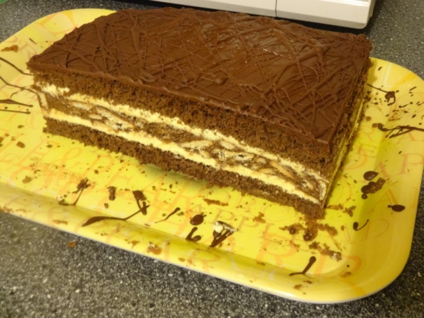 Gaštanovo-keksové rezy (fotorecept) - obrázok 8