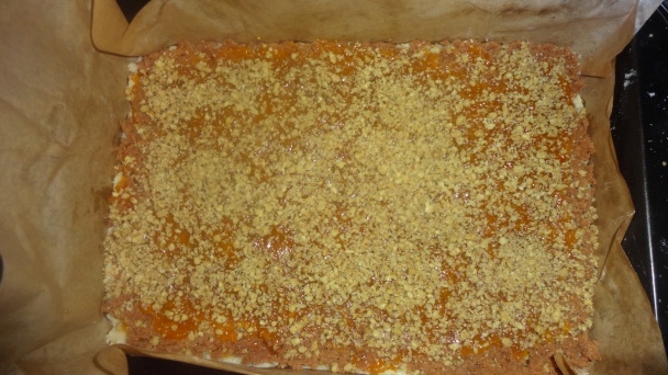 Tvarohovo-orechové rezy (fotorecept)  - obrázok 6