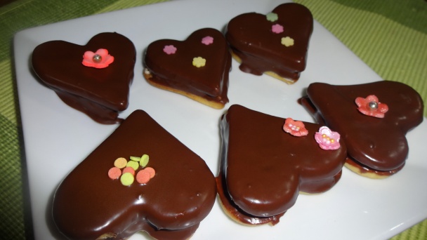 Linecké srdiečka s kávovým krémom (fotorecept) - obrázok 8