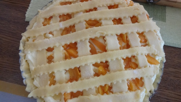 Mriežkový tvarohový koláč (fotorecept) - obrázok 5