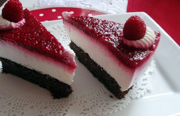 Malinovo-maková torta (fotorecept)  - obrázok 9