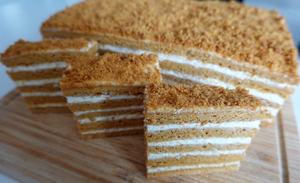 Ruské medové rezy (fotorecept) - obrázok 14