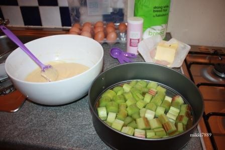 Rebarborový koláč (fotorecept) - obrázok 2