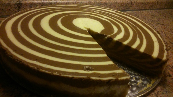 Zebra cheesecake - obrázok 6